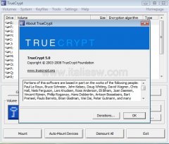 TrueCrypt 5 - Screenshot