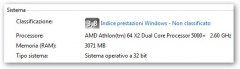 Windows Vista con 3 Giga di Ram
