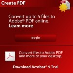 Adobe Create PDF