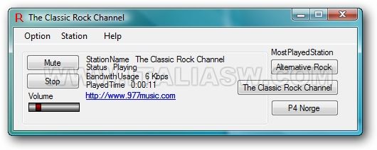 Radio Stream Player - Client