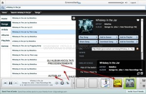 Grooveshark - Streaming Screenshot