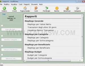 Acemoney - Rapporti Acemoney - Rapporti