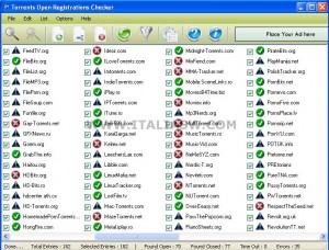 Torrent Open Registration Checker Torrent Open Registration Checker