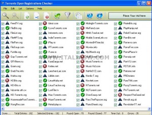 Torrent Open Registration Checker