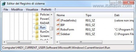 Screenshot - Registry Editor