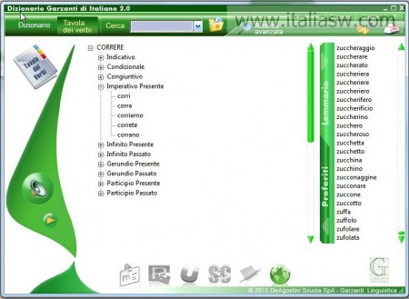 Screenshot - Garzanti - 05 - Verbi