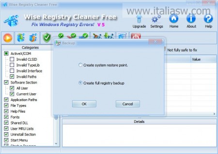 Screenshot - Wise Registry Cleaner - 02