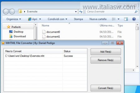 Screenshot - MHTM File Converter 02