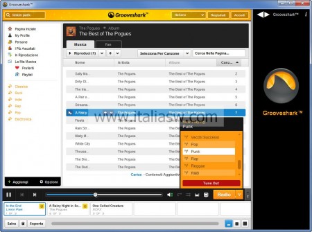 Screenshot - Grooveshark App - 01