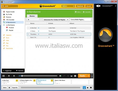 Screenshot - Grooveshark App - 02