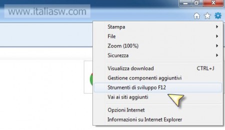 Screenshot - Internet Explorer 9 - Cancellazione traccia dominio - 01