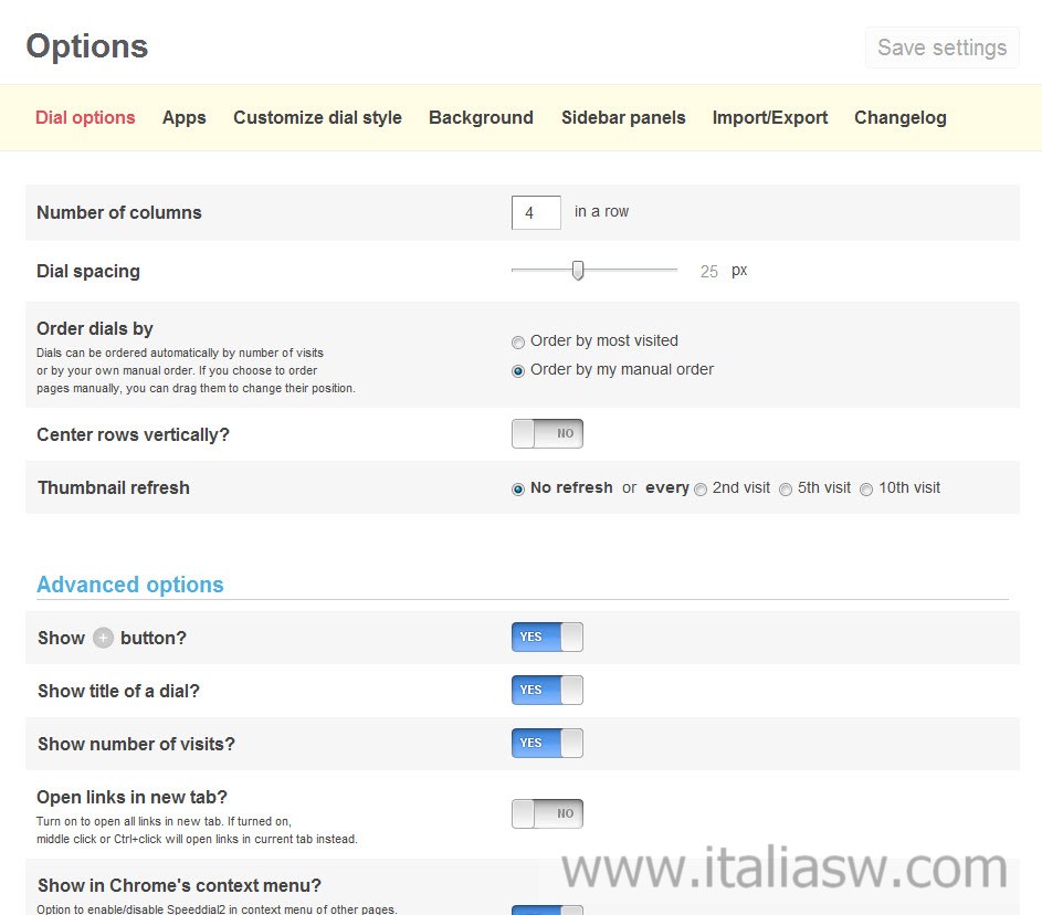 bubblelistitem speeddial