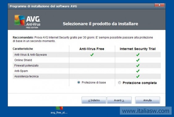 Screenshot - AVG Anti-Virus Free Edition 2012 - Installazione - 02