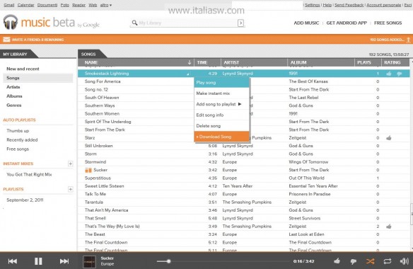 Screenshot - Google Music Downloader - 02