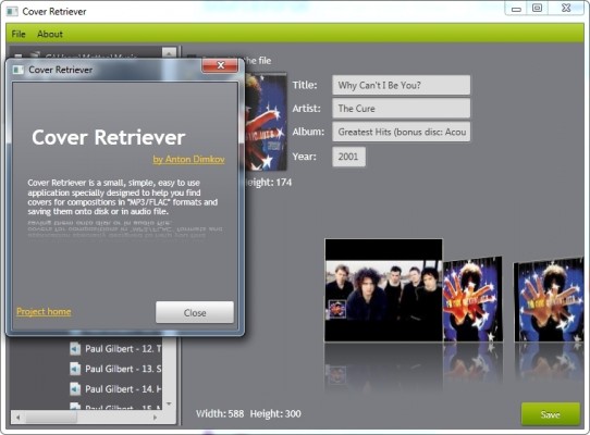 Screenshot - Cover Retriever - 00