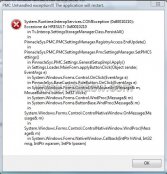 PMC 4.6 Public Beta Crash