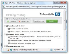 HP Wp Blog Printing