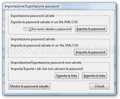Firefox Password Exporter - Dettagli