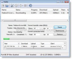 Halite Bittorrent client