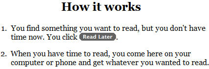 Instapaper - How It Works