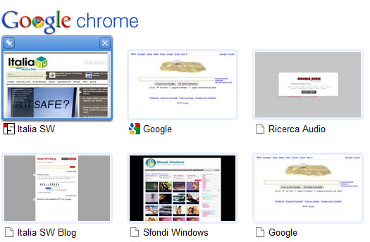 Google Chrome 3 New Tab