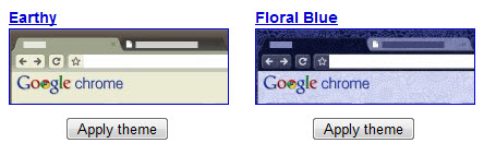 Google Chrome 3 Temi