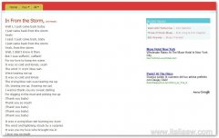 Lyrics Muse - Esempio