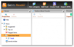 Gobits RSS Reader - 01