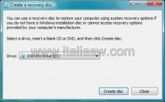 Windows Vista SP1 Pre Beta Recovey Disk