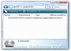 Windows Vista - Masterizzazione Integrata
