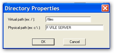 smallftpd - directory properties