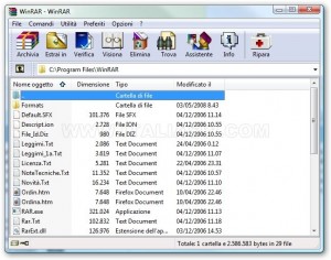 WinRar - Screenshot