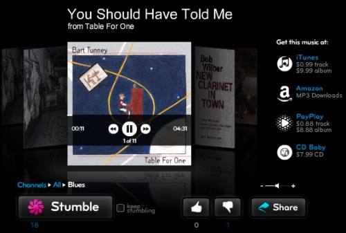 StumbleAudio - ScreenShot