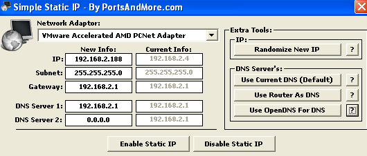 Simple Static IP