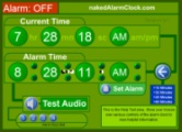 Naked Alarm Clock