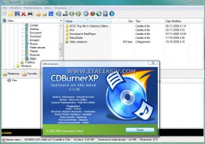 CDBurnerXP - Screenshot