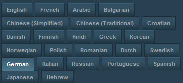 frengly - lingue supportate