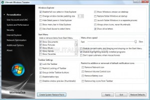Ultimate Windows Tweaker