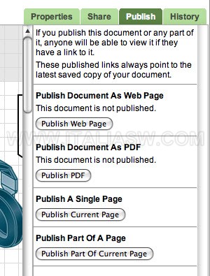 lucidchart - publish
