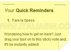 wipee list - quick reminders
