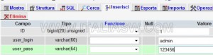 Wordpress - PWD Dimenticata - nuova pwd