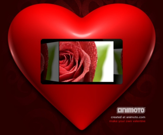 Animoto - auguri San Valentino 2009