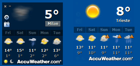 Stratus - Previsioni Meteo Trieste e Milano