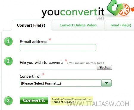 Screenshot - YouConvertIt - File