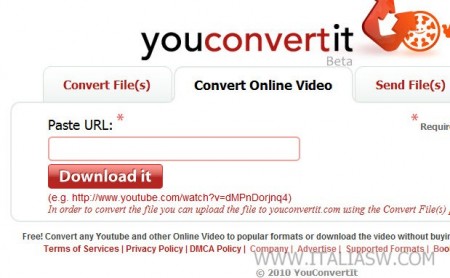 Screenshot - YouConvertIt - Video