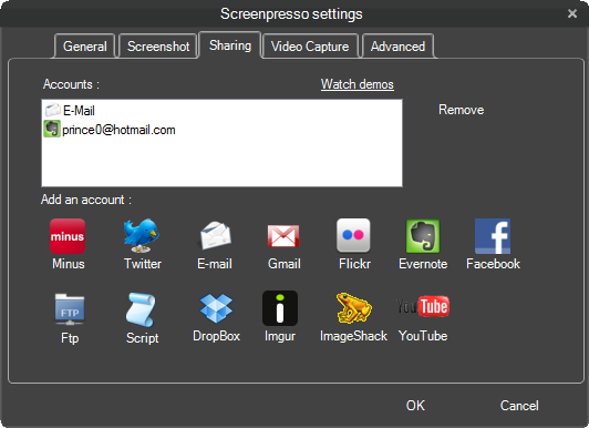 Screenshot - Screenpresso sharing