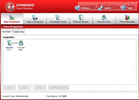 Screenshot - Comodo Time Machine 01