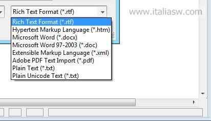 Screenshot - DeVicky Word - 02 - Formati