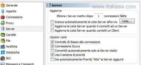 Screenshot - Emule ver 0.5 - Server