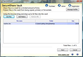 Screenshot - SecureShare - 01